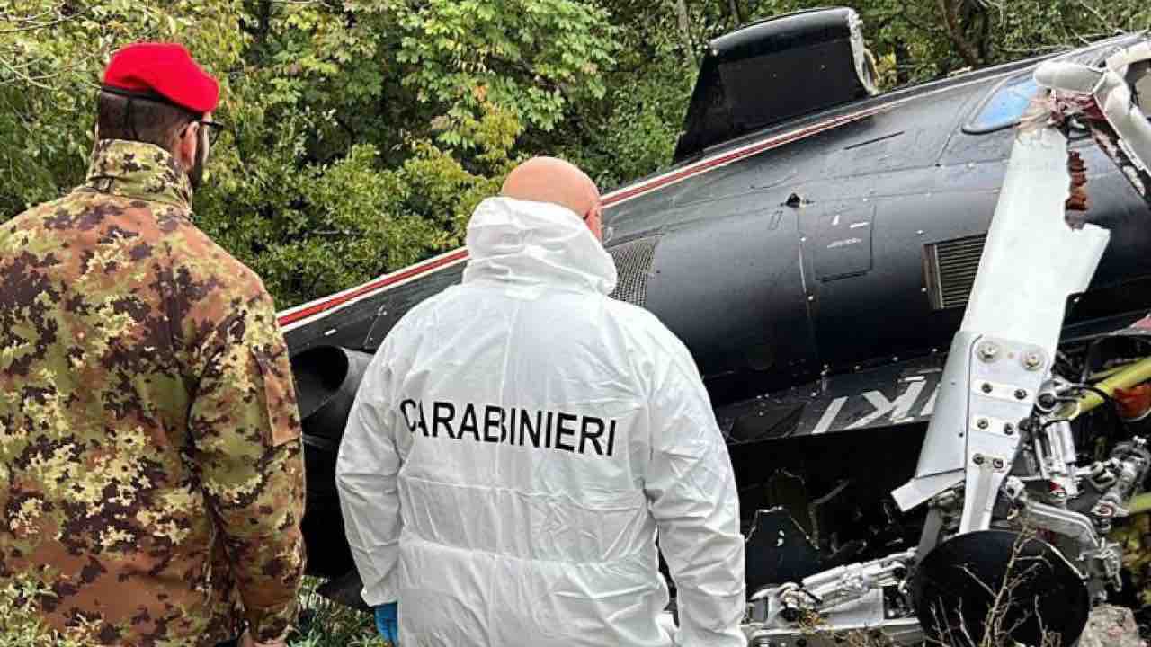 Tremiti, Elicottero precipitato