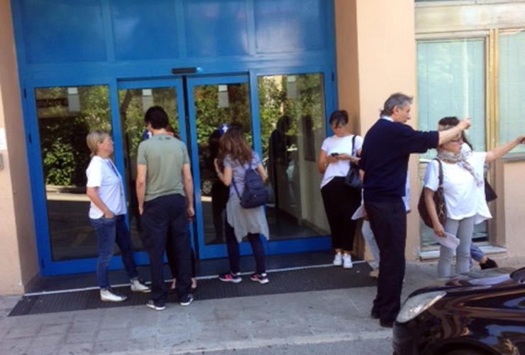 Ingresso ospedale Salesi