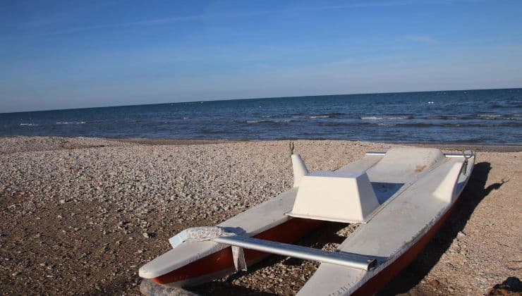 Lungomare Colombo, a Marotta vicino Fano