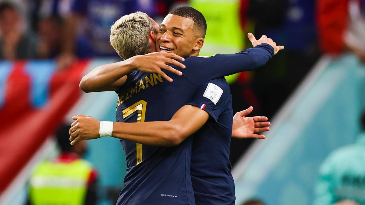 Mbappè e Griezmann