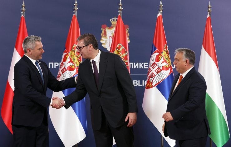 Trilaterale Orban Vucic Nehammer
