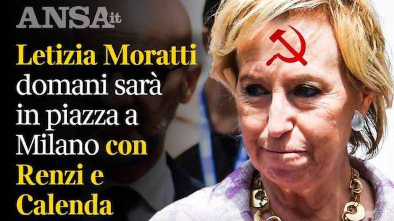 Salvini, Moratti post Twitter