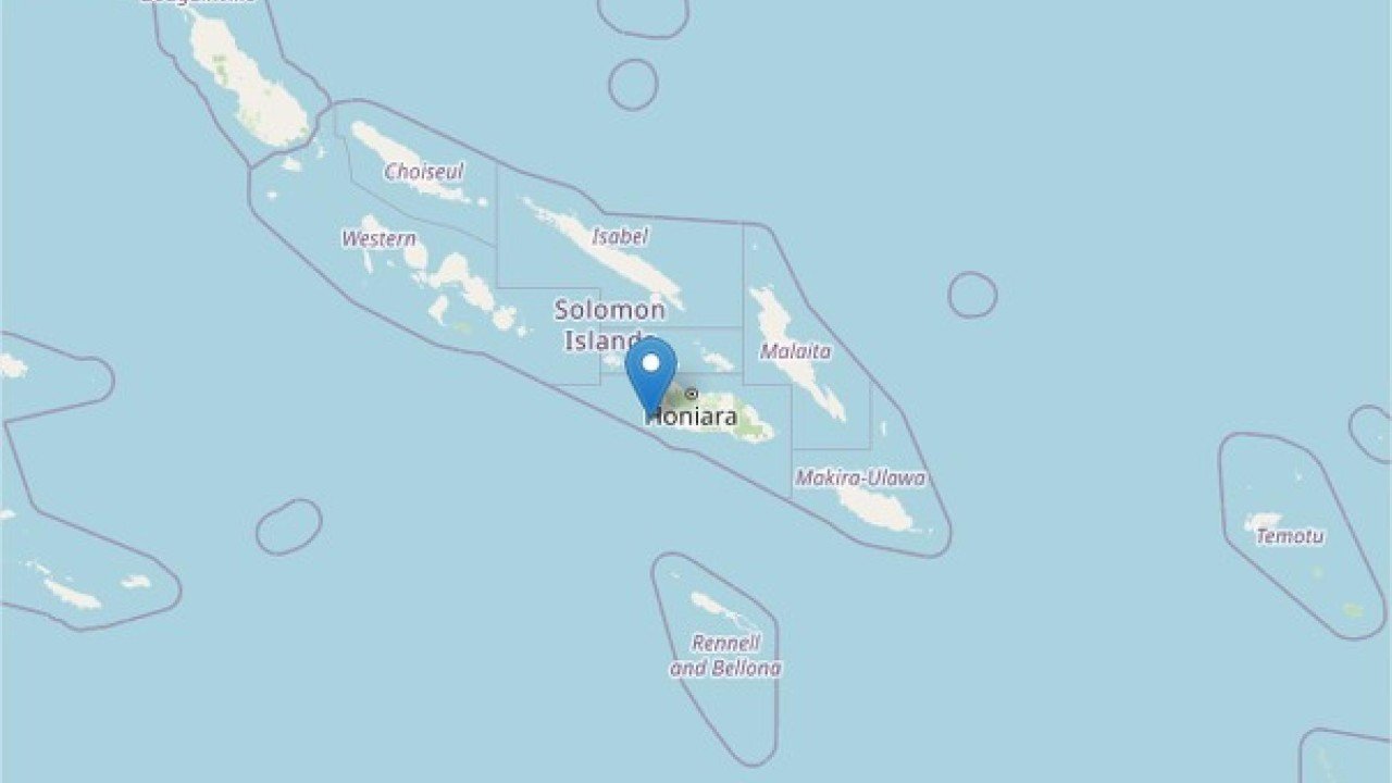 Terremoto alle isole Salomone