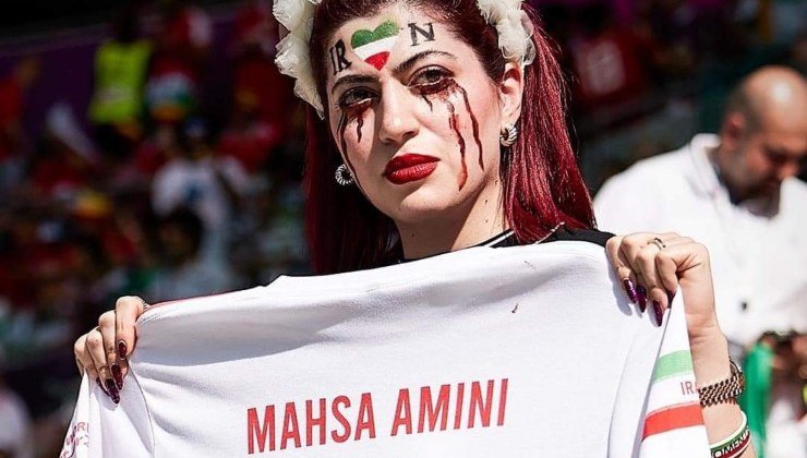 Protesta iran ai Mondiali in Qatar 