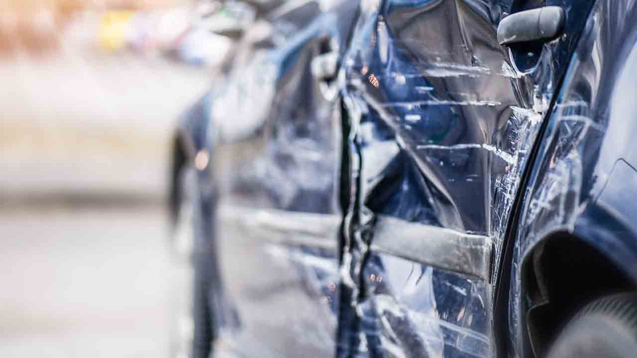 auto dopo un incidente
