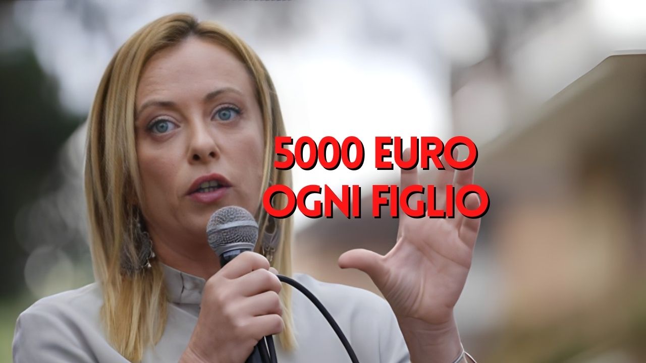 cinque mila euro per ogni figlio