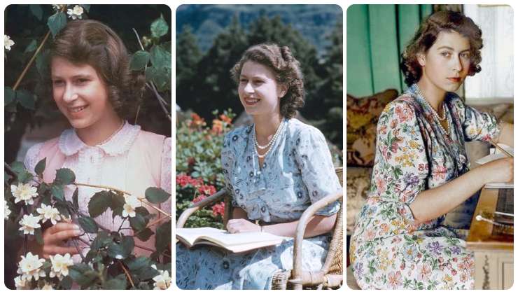 La sovrana da giovane