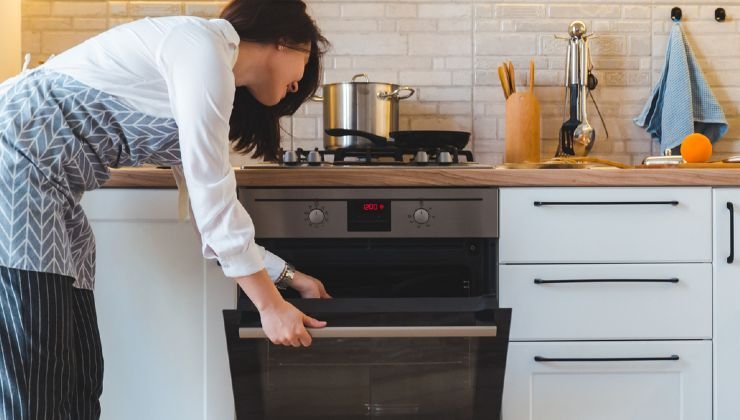 Forno senza strofinaccio 