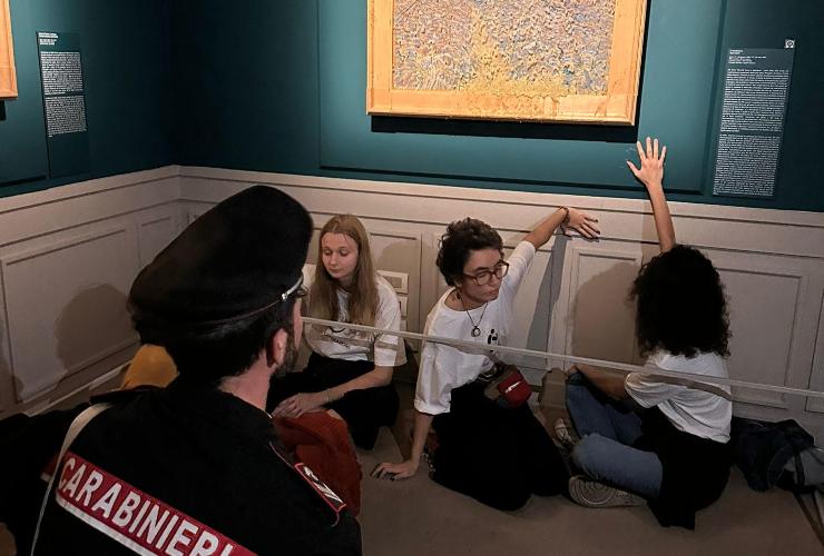 imbrattato quadro Van Gogh