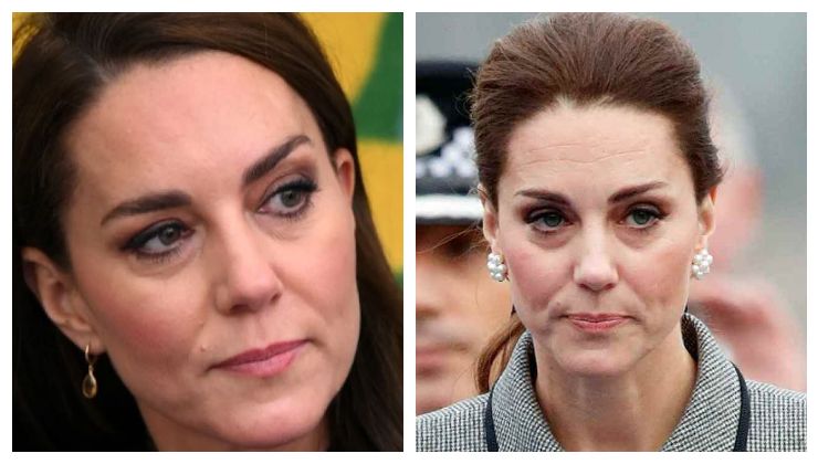 Kate con il volto sciupato