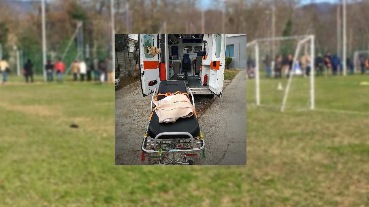 malore sul campo di calcio