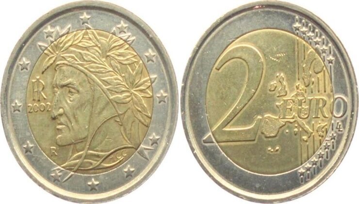 moneta due euro 