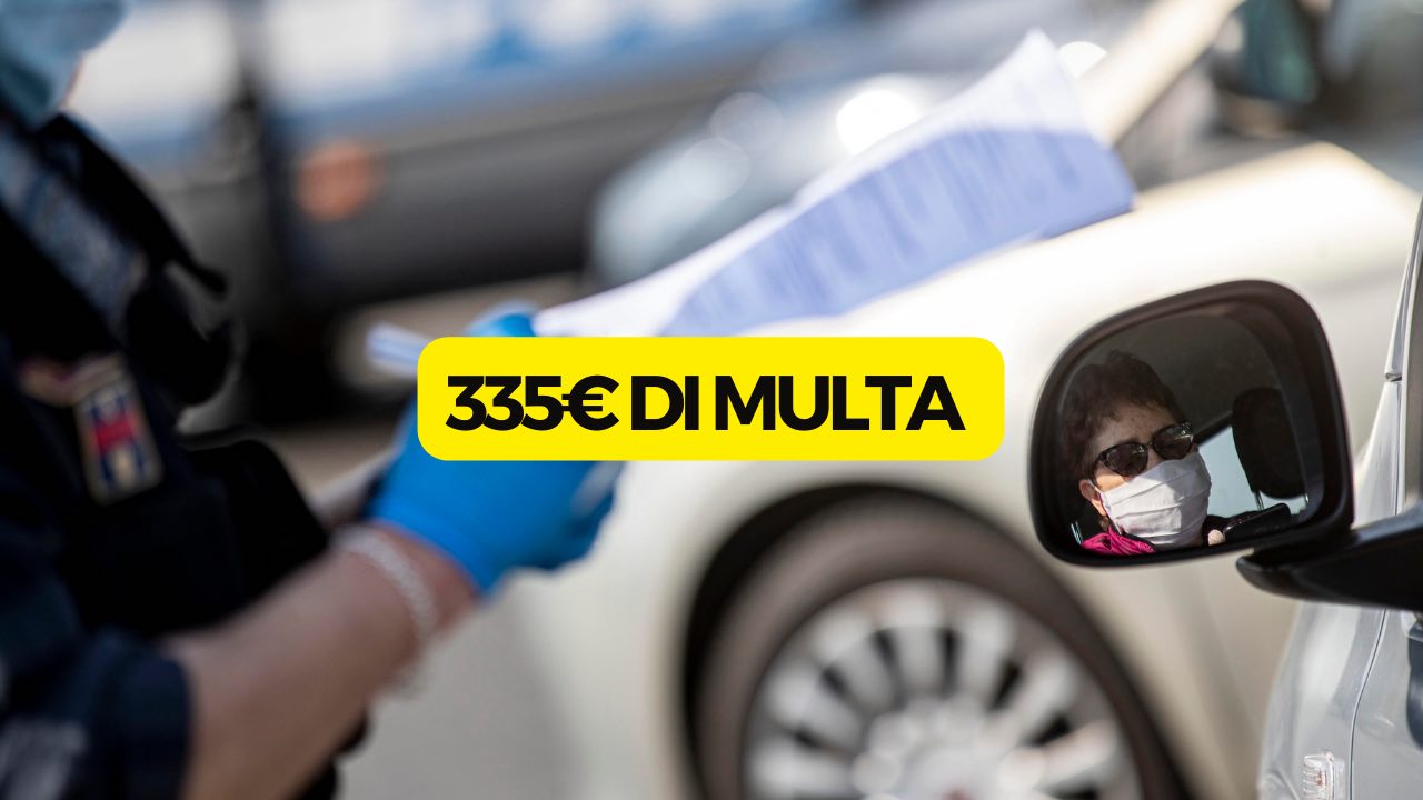 multa per auto