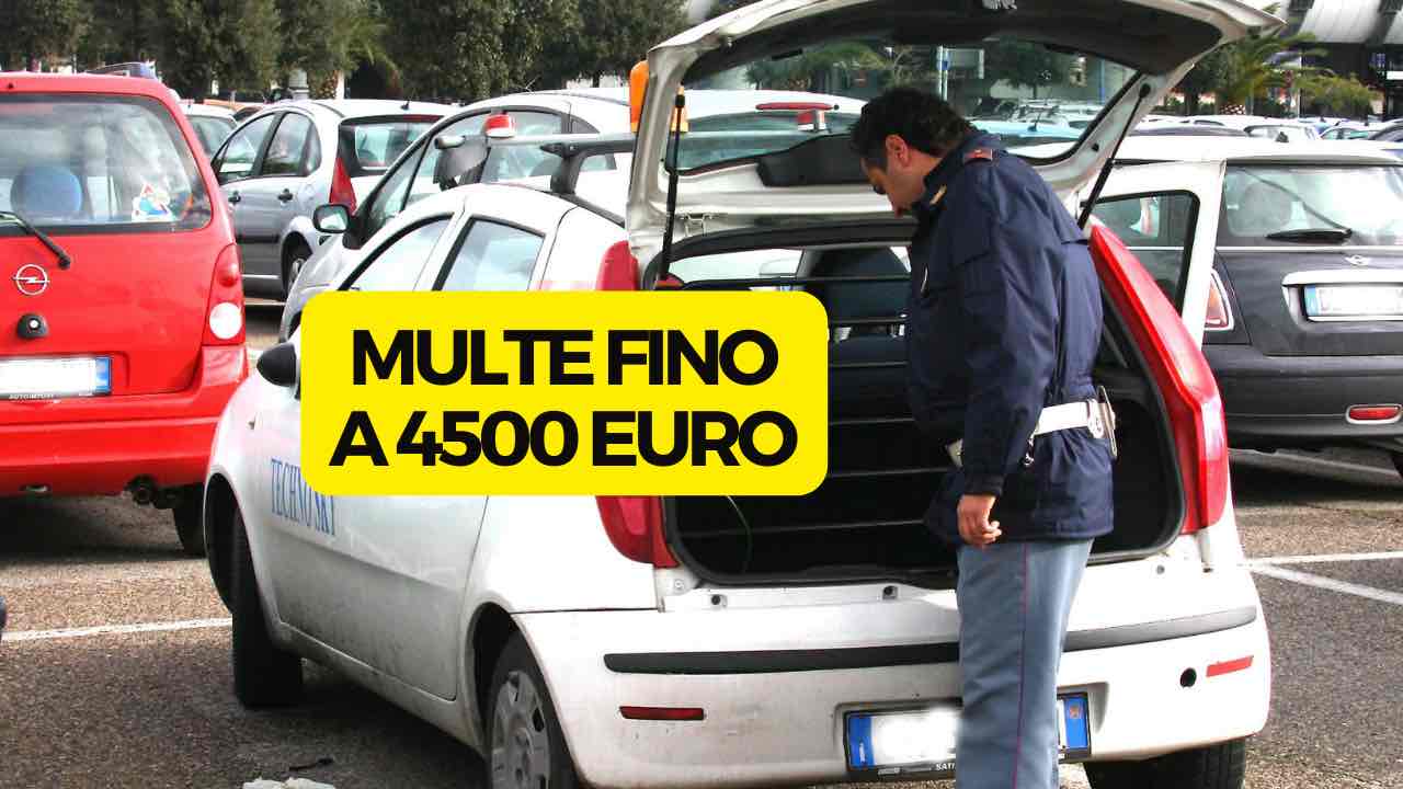 multe ai posti di controllo