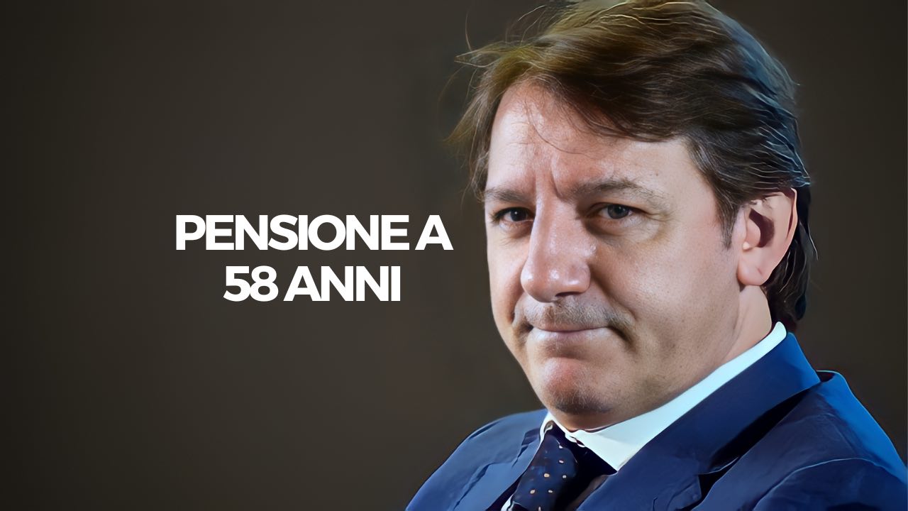 pensione a 58 anni