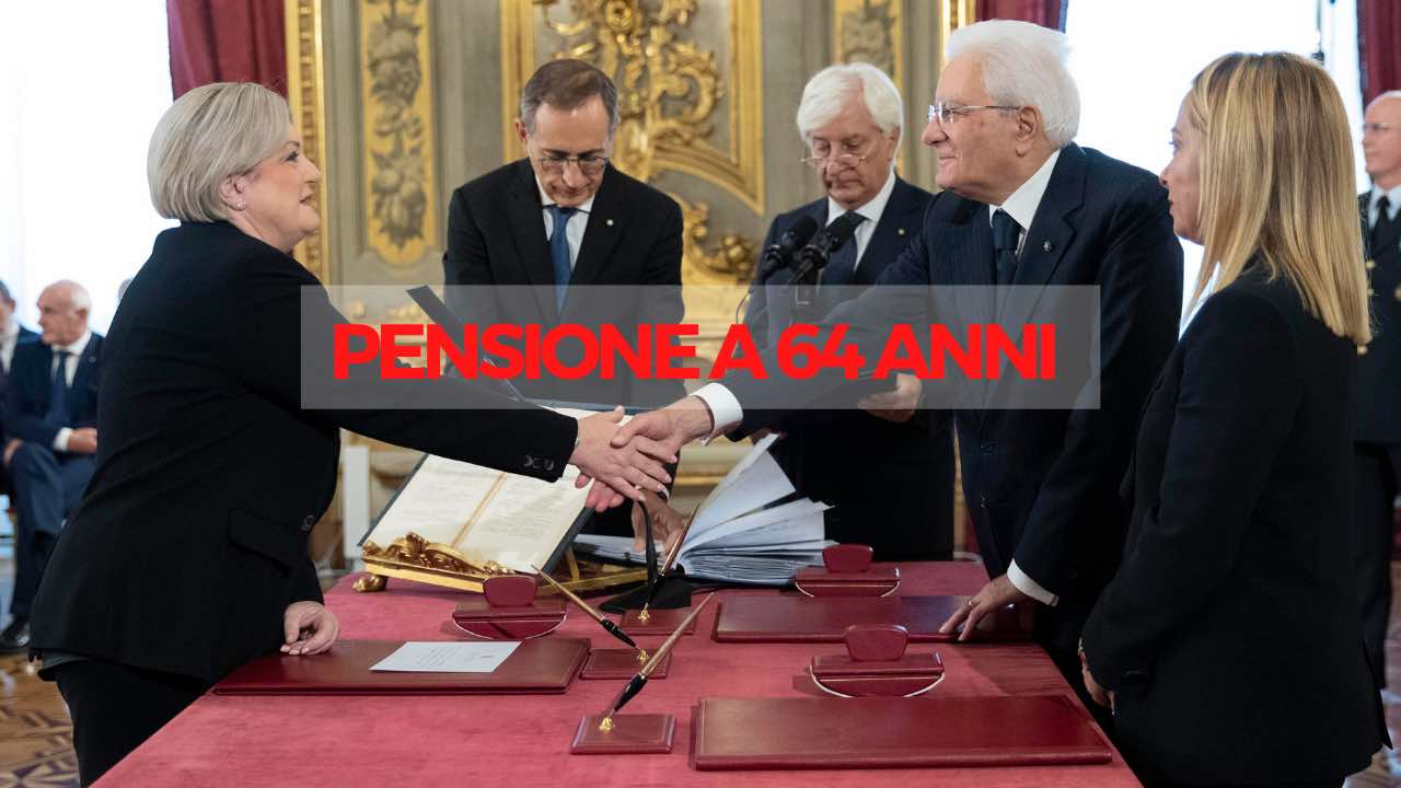 pensione a 64 anni