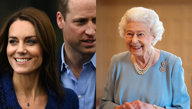 Regina Elisabetta e Kate Middleton