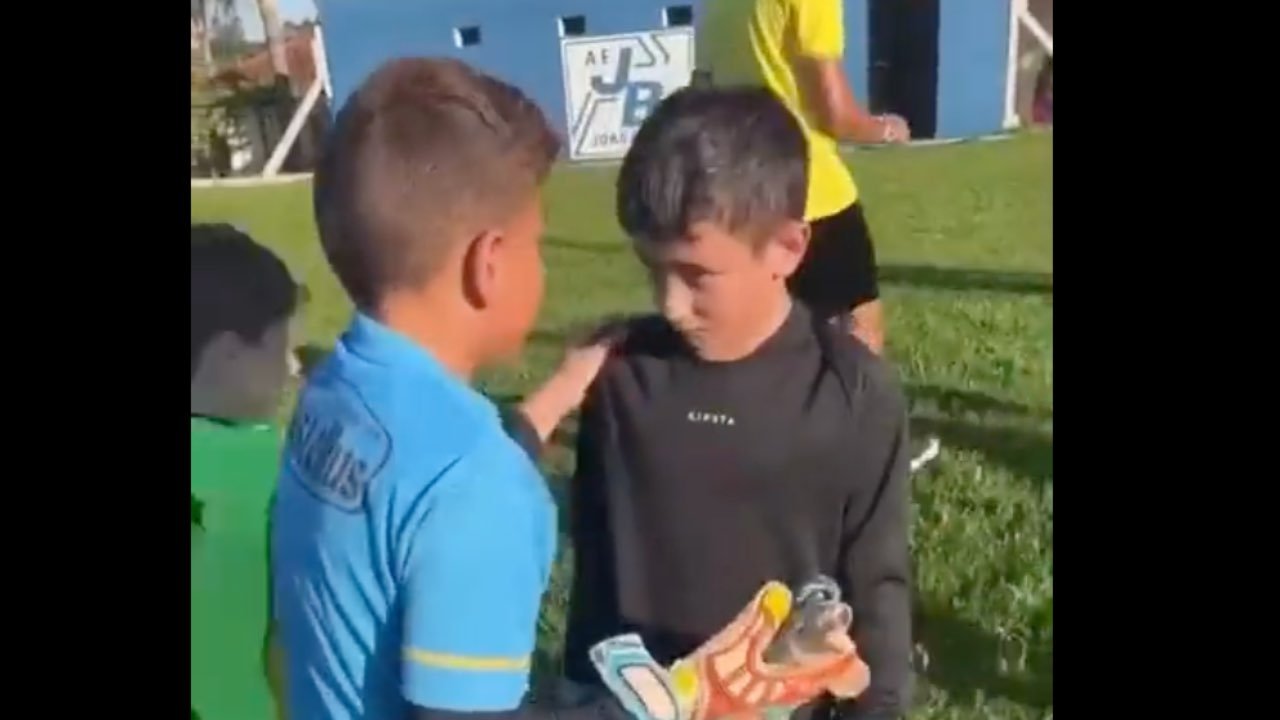 Brasile, i due giovani portieri Gael e Miguel (Foto da Twitter)