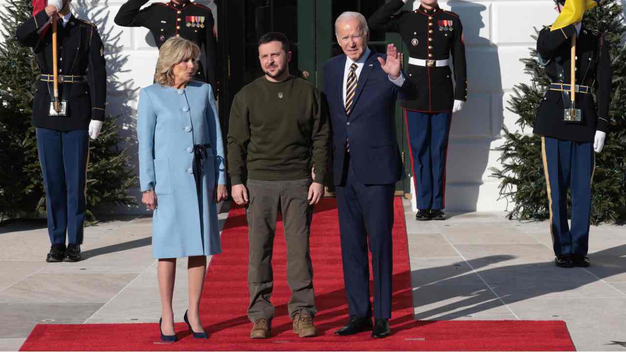 First Lady, Zelensky e Biden