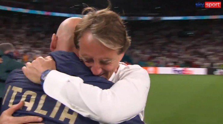 Gianluca Vialli e Roberto Mancini