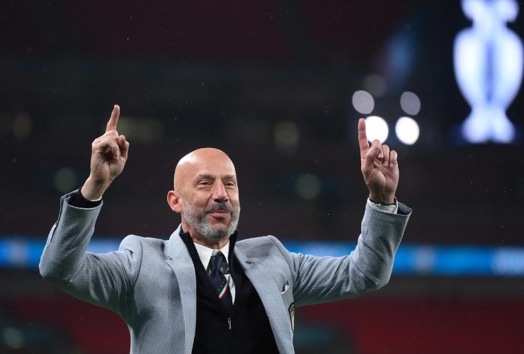 Gianluca Vialli in campo