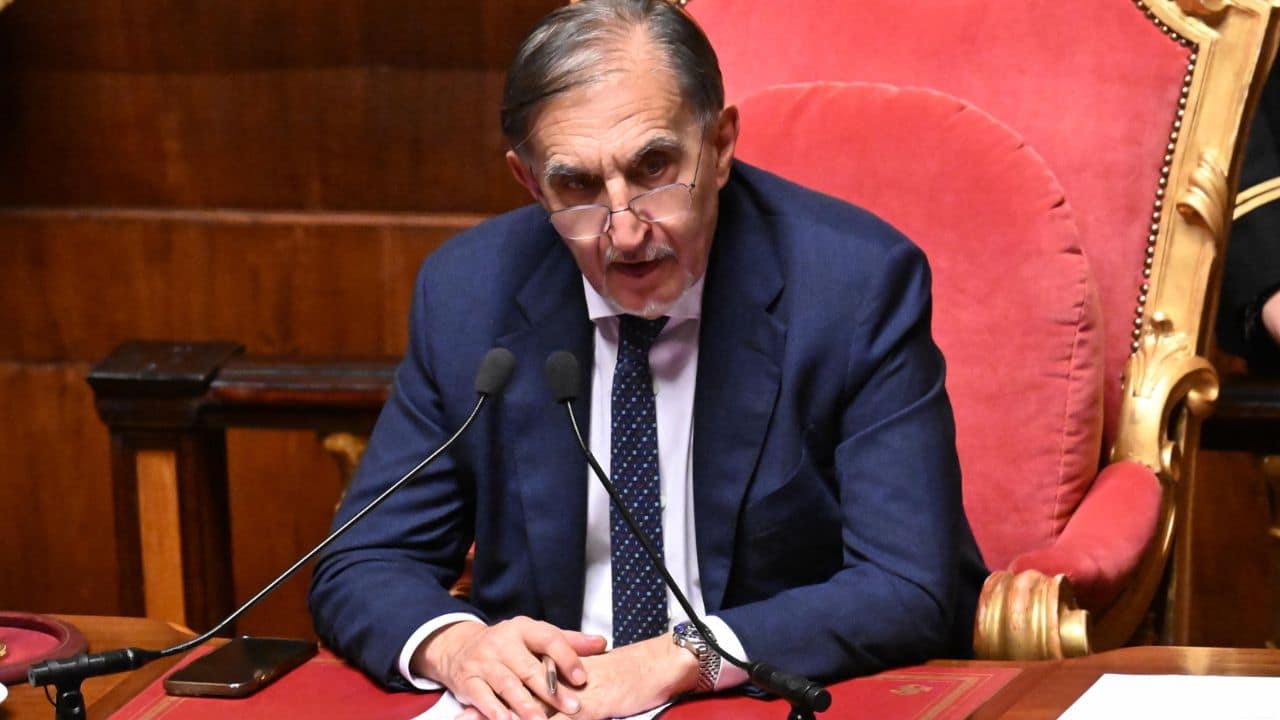 Il Presidente del Senato Ignazio La Russa