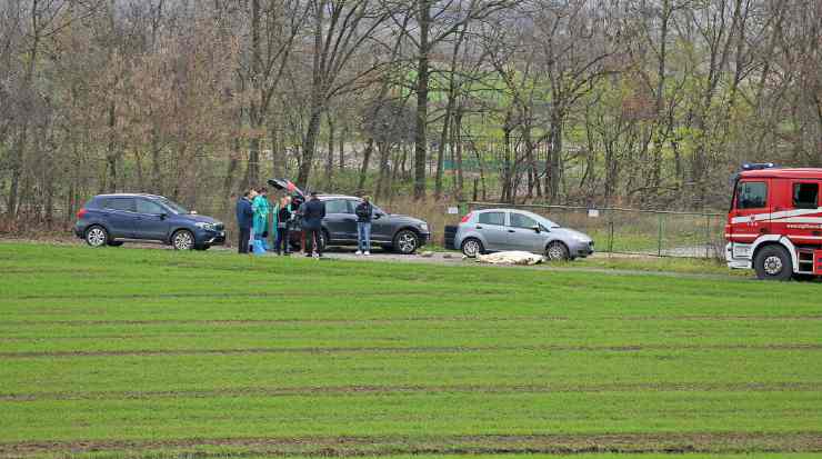 Il luogo del ritrovamento del cadavere