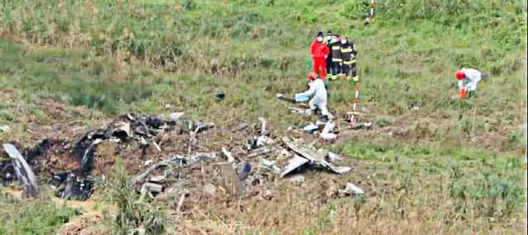 Il luogo dello schianto