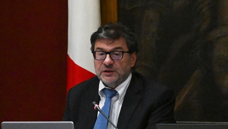 Il ministro Giorgetti