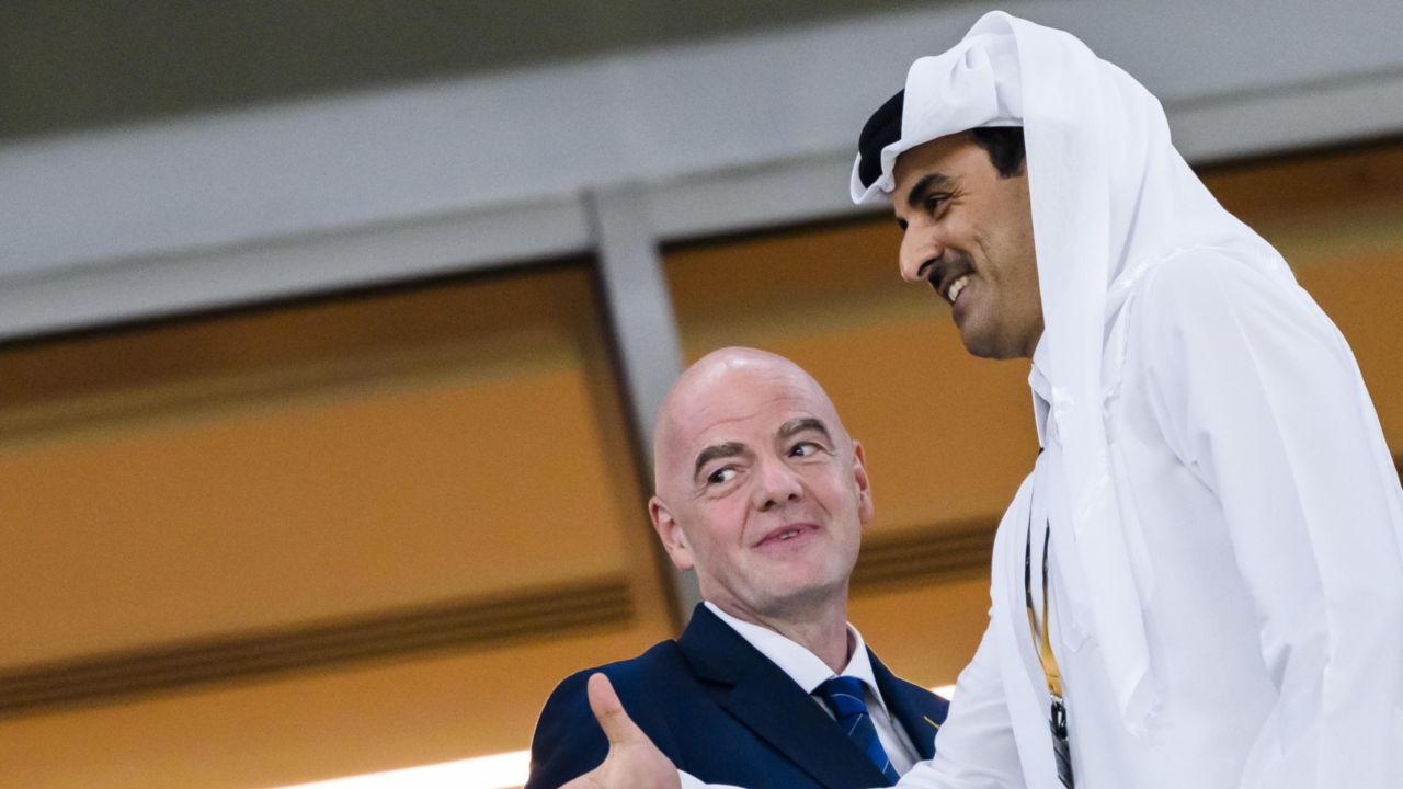 Infantino e Al Thani