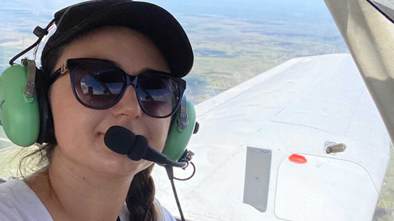 La giovane pilota Silvia De Bon