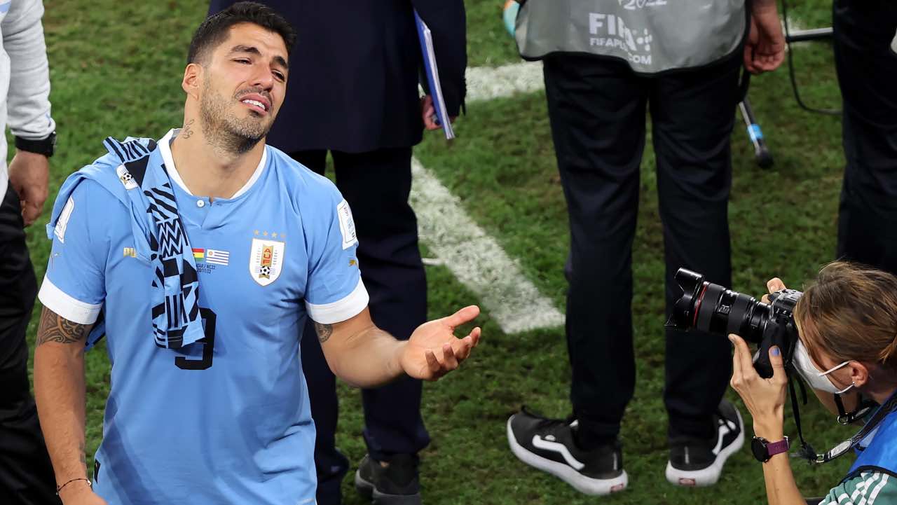 Le lacrime di Luis Suarez