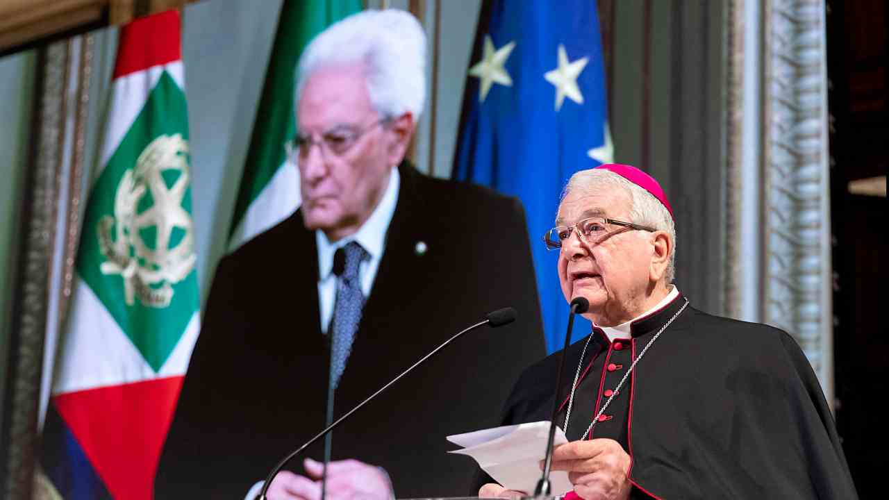 Mattarella in collegamento