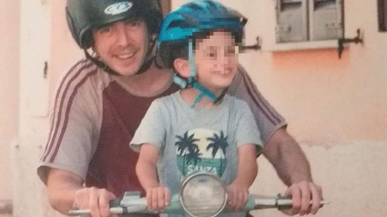 mattia luconi e il papà