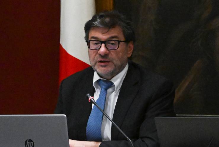 Ministro dell'economia Giorgetti