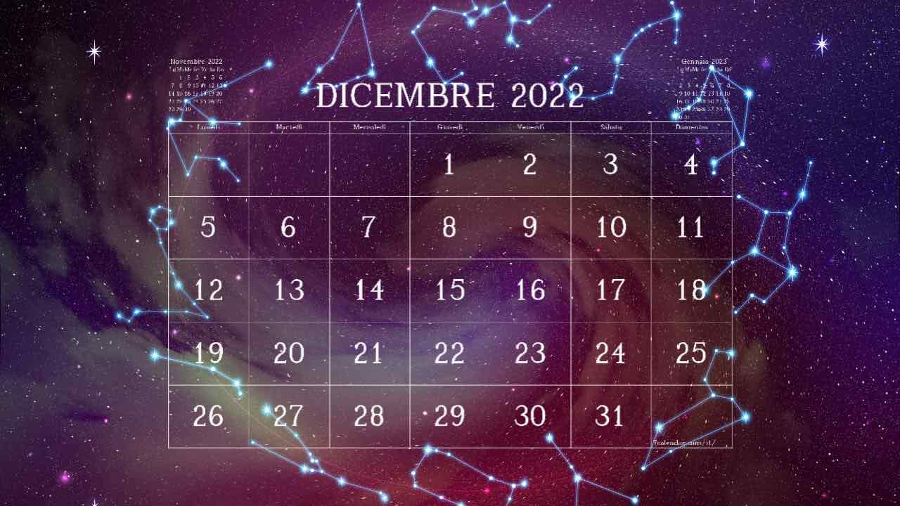 Oroscopo di dicembre