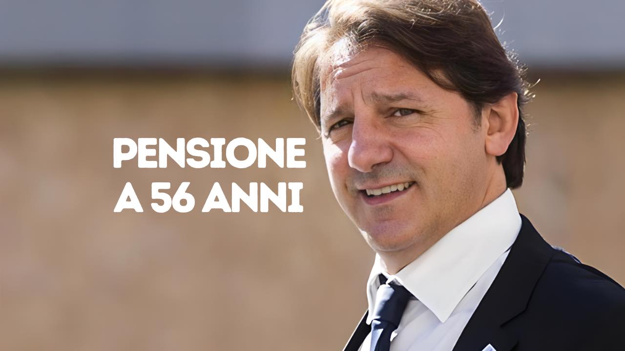 Pensione a 56 anni