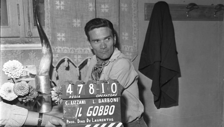 Pier Paolo Pasolini sul set del film Il Gobbo