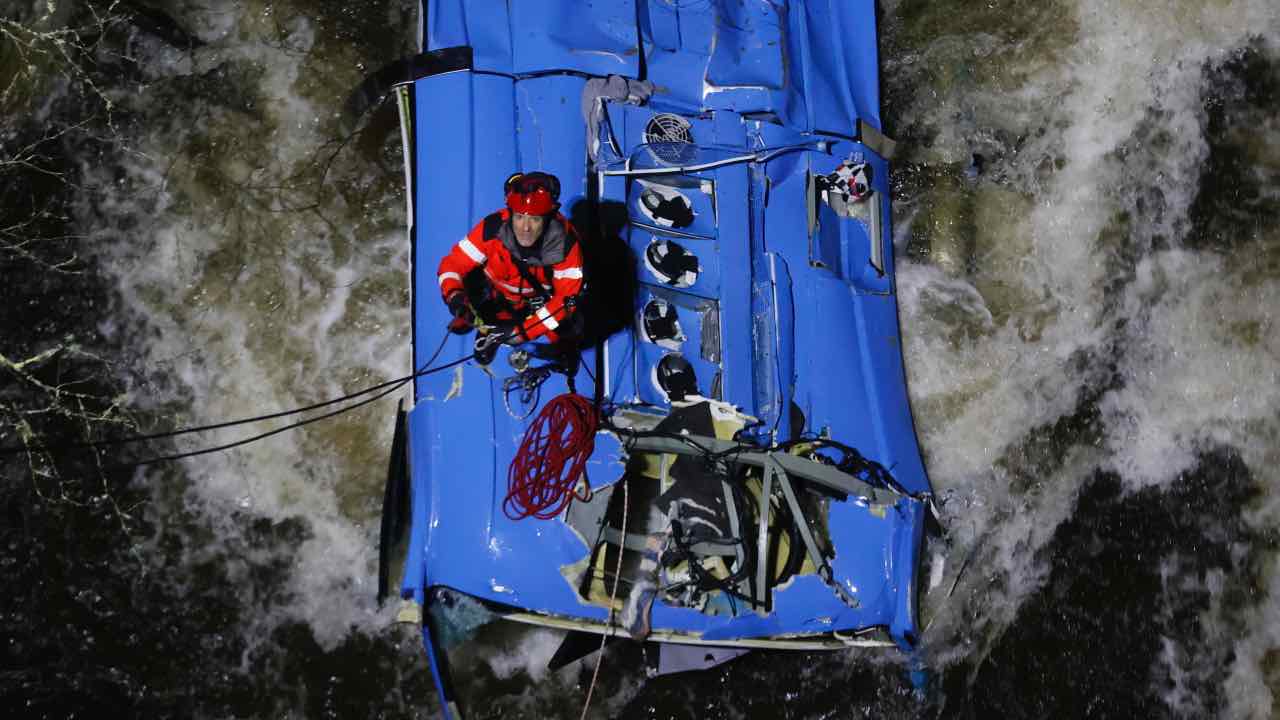 Pontevedra, operazioni di soccorso