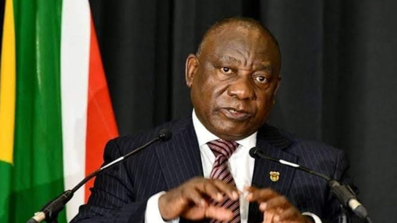 Sudafrica presidente Ramaphosa 