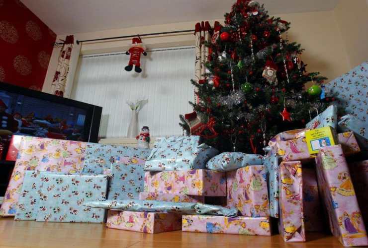 Regali di Natale sotto l'albero