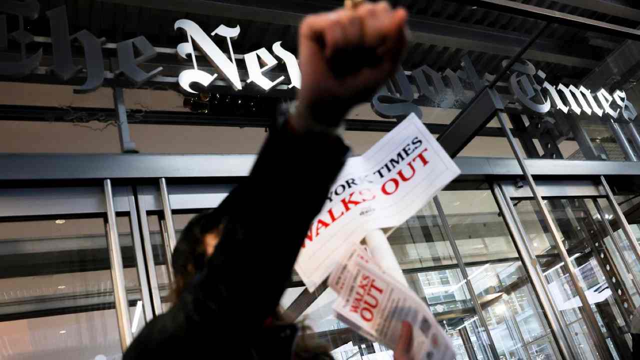 Sciopero New York Times