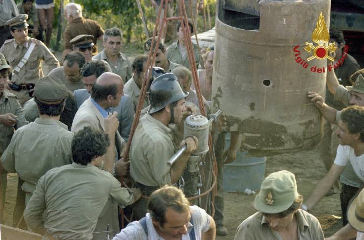 Vigili del fuoco, operazioni di soccorso 1981