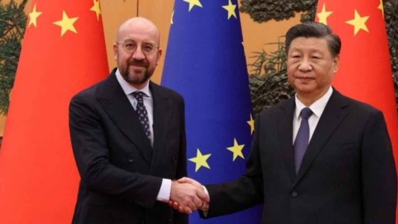 Xi Jinping e Michel 