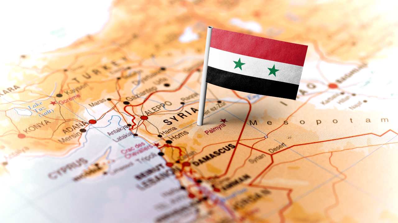 cartina geografica Siria