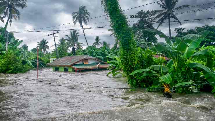 casa rurale inondata Filippine