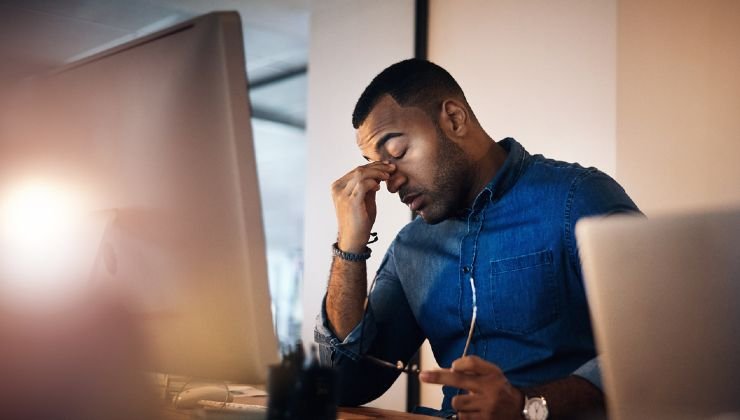 Imprenditore preoccupato