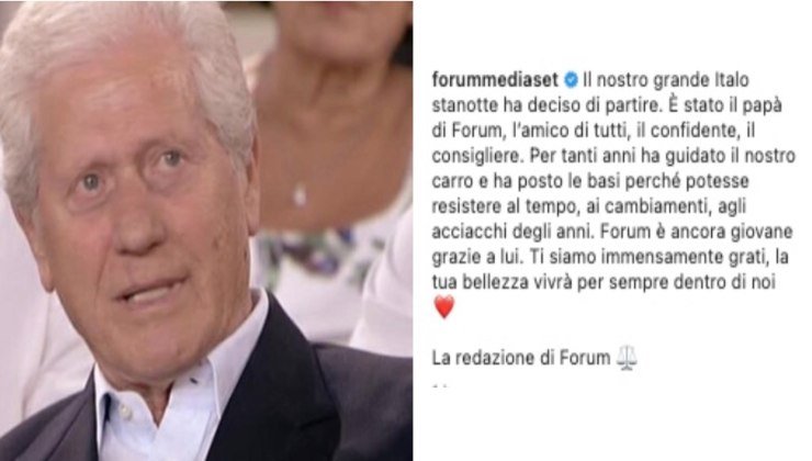 Forum: addio ad un protagonista