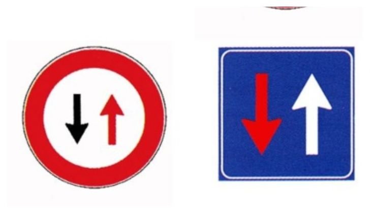 Segnaletica senso unico 