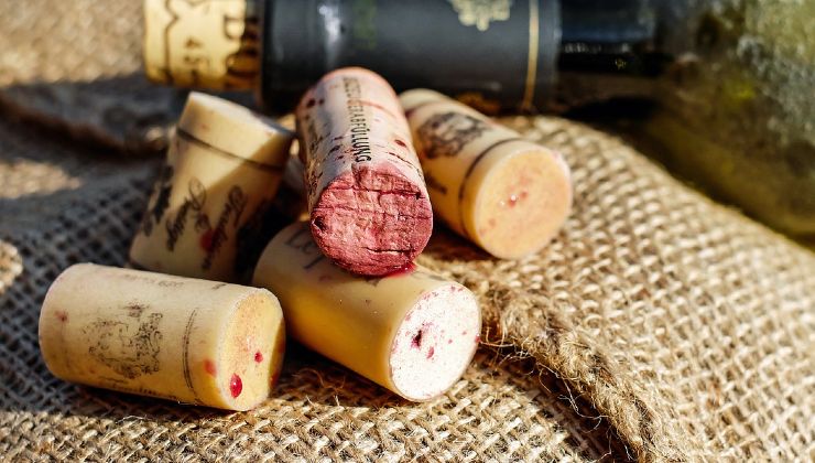 Bottiglia con tappo di sughero 